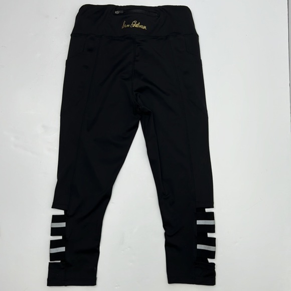 SAM EDELMAN Woman’s Black Capri Work out Legging Sz S - Picture 3 of 10